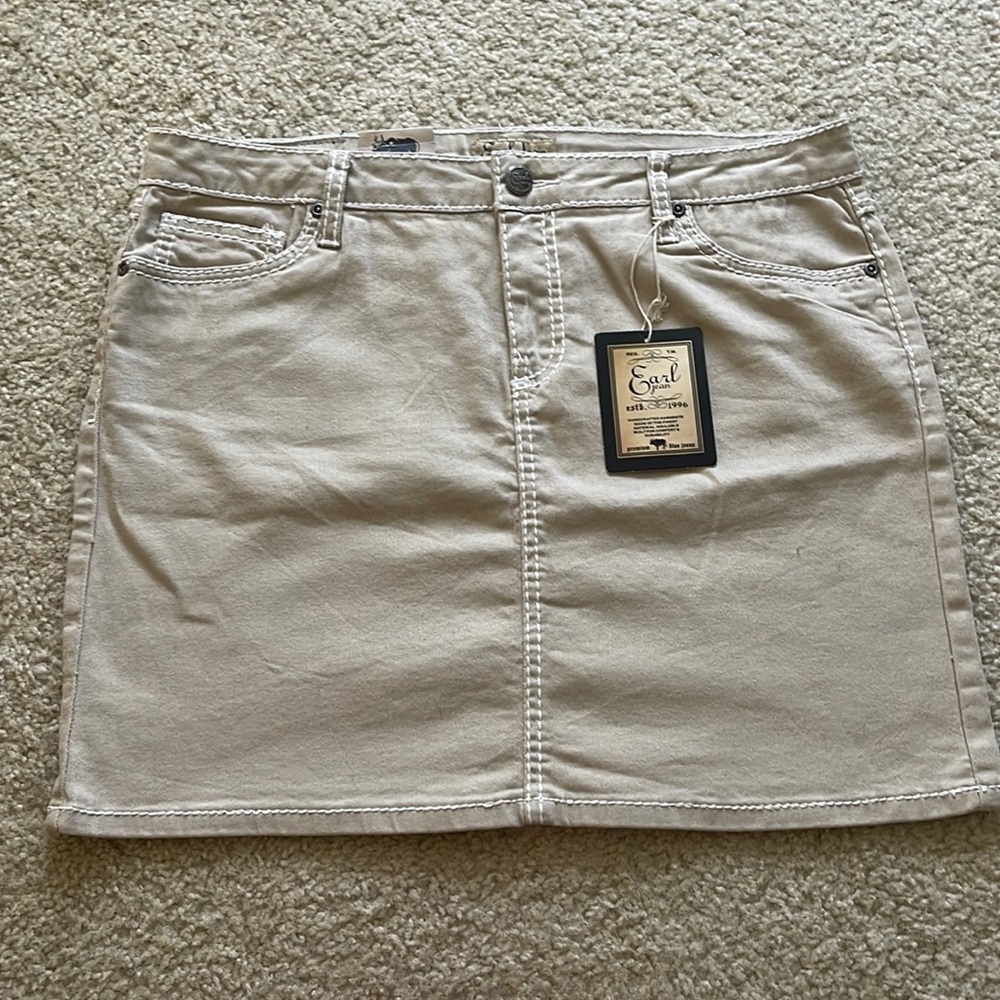 Earl Jean Mini Skirt